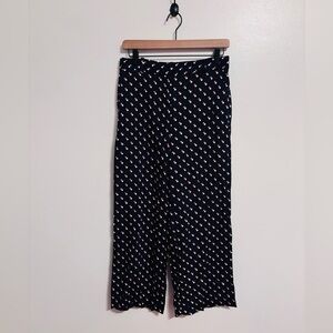 Ann Taylor Wide-leg, cropped culotte pants. Polka dots in various colors
